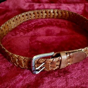 Braided Leather Belt